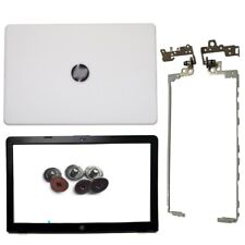 New for HP 15-BS 15-BW 15T-BR 15Q-BU LCD Back Cover+Front Bezel+Hinges White picture