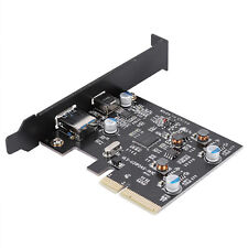 PCI-E To USB3.1 Type A+Type C Extender Expansion Card Adapter 10Gbps For Des BEA picture