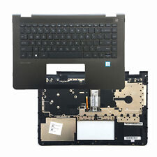 New for HP Pavilion 14-BA 924117-001 Black Palmrest Case Cover US Keyboard picture