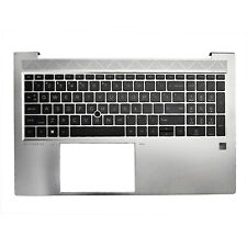 For HP EliteBook 850 G7 Palmrest Cover Backlit Keyboard M07491-001 Silver picture
