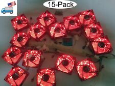 Wholesale Lot 15: NEW 80mm RED LED Cooling Fan Array Kit for Open Mining/Gaming picture