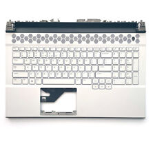 For Dell Alienware M17 R3 Palmrest Backlit Keyboard DRWWR 0DRWWR White US picture