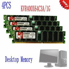 Kingston 4GB 4x 1GB DDR 400MHz PC 3200 184pin KVR400X64C3A/1G Desktop Memory WU picture