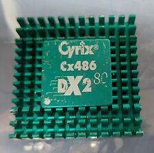 1993 Cyrix CX486 DX2-80 Processor Untested Gold Ceramic Vintage CPU  picture