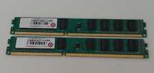 4GB KIT ( 2GB x 2 ) Transcend RAM DDR3 1333 VLP U Low profile Memory TESTED RARE picture
