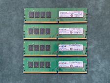 CRUCIAL 4x8GB DDR4 2133 32GB Ram MADE IN USA picture