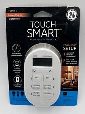 NEW GE DIGITAL TOUCH SMART TIMER INDOOR PLUG IN SINGLE POLARIZED 13479 Brand New picture