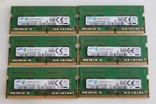 Lot of 6, Samsung PC4-2133P 4GB 1Rx8 SO-DIMM Laptop Memory Sticks picture
