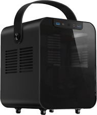 Jonsplus BO100-G Portable, Mini-ITX PC Case with Tempered Glass Front Panel picture
