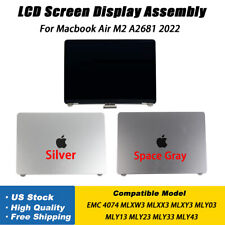 A+++ For Apple MacBook Air M2 A2681 2022 LCD Screen Display Assembly Replacement picture