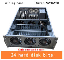 4U Mining Case 24 Hard Disk Bits ATX Standard Server Chassis Multi-drive Storage picture