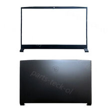New For MSI Katana GF76 MS-17L1 MS-17L2 LCD Back Cover + Bezel +Hinges Black US picture