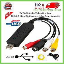 USB 2.0 Capture Card Convert VHS LP Tape to Digital DVD RCA S-Video Convertor picture