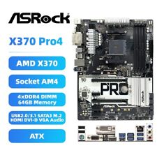 ASRock X370 Pro4 Motherboard ATX AMD X370 Socket AM4 DDR4 SATA3 HDMI DVI-D VGA picture