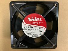 Nidec TA450S A30390-10 double ball bearing fan 12038 115V picture