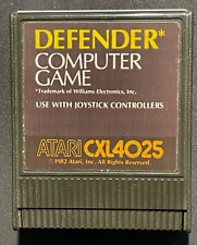 Defender  (Atari 400/800/1200) Game Cartridge  CXL4025 picture