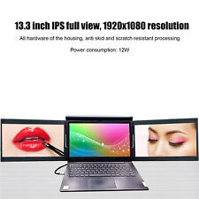 13.3 inch Laptop Dual Screen Extender 1080P IPS HDR Folding Portable Monitor picture