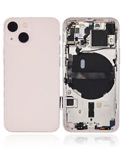Back Housing W/ Small Components Pre-Installed Compatible iPhone 13 Mini - Pink picture