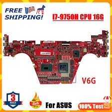 FOR ASUS ZEPHYRUS S GX701GVR GX701GV MOTHERBOARD I7-9750H CPU 16G RTX2060-V6G picture
