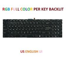 New MSI GE63 Raider RGB  GE63 8RD GE63 8RE GE63 8RF Keyboard US English Backlit picture