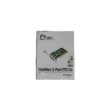 SIIG FireWire 3-Port PCI Adapter Card- 2 Ext/1 Int IEEE 1394 NN-400012 picture