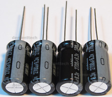 4x Nichicon HM 2700uF 6.3v Low-ESR radial capacitors caps 105C 10mm 10x20 picture