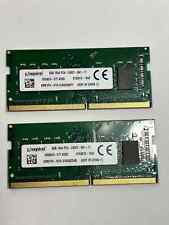 Lot of 2 KINGSTON 8GB 1Rx8 PC4-2400T-SA1-11 Laptop RAM Memory KMKYF9-HYA ~ HVD picture
