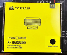 Corsair Hydro X Series XF Hardline Fitting, 14mm OD, Black, 4-pack picture