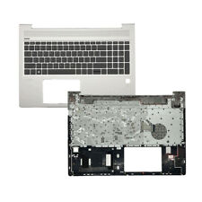 New For HP ProBook 450 G6 450 G7 Top Palmrest No-Backlit Keyboard L45091-001 US picture