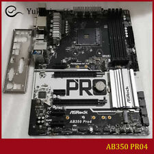 FOR ASROCK AB350 PR04 DDR4 AMD 64GB HDMI DVI-D ATX Motherboard Test OK picture