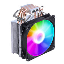160W CPU Cooler Heatpipe Heatsink 120mm 3/4 Pin PWM Fan RGB LGA For Inter 12th picture