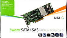 LSI 3WARE SAS 9750-4I PCIE 6GB/S SATA+SAS RAID CONTROLLER LSI00216 - NEW SEALED picture