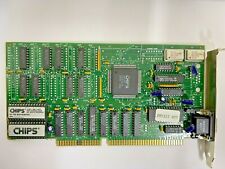 VINTAGE 1989 CARDINAL TECHNOLOGY CHIPS F82C451 256K 16 BIT ISA VGA CARD MXB25 picture