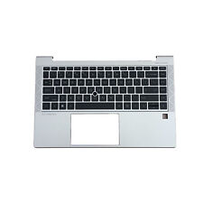 Silver Top Case For HP Elitebook 840 G8 Palmrest Non-Backlit Keyboard M36310-001 picture