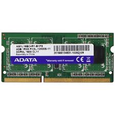 ADATA (4GB) DDR3L PC3L-12800S 1600MHz CL11 Laptop Memory RAM (AM1L16BC4R1-B1PS) picture