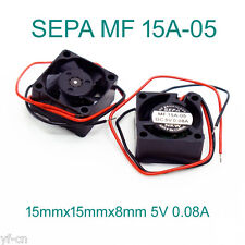 1pc SEPA MF15A-05 15x15x8mm 1508 DC 5V 0.08A Precision Mini DC Cooling fan picture