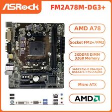 ASRock FM2A78M-DG3+ Motherboard M-ATX AMD A78 FM2+/FM2 DDR3 SATA3 DVI-D Audio picture