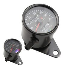 Motorcycle Tachometer Instrument Black Motorcycle Speedometer with LED Light picture