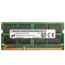 Micron 16GB 2RX8 PC3L-12800S DDR3-1600Mhz 1.35V Laptop SO-DIMM RAM Memory picture