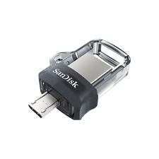 SanDisk 32GB Ultra Dual Drive m3.0 micro-USB USB 3.0 Flash Drive SDDD3-032G-G46 picture