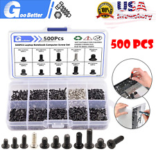 500pcs Laptop Notebook Computer Screw Kit Stainless Steel Flat Head Small Screws picture