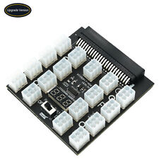 PCI-e 12V 50pin to ATX 17 x 6Pin Power Supply Breakout Board Adapter for BTC picture