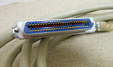 Computer System Cable 50 Pin R Angle Hood Connector KS16690LI, 9 1/2 Ft. Vintage picture