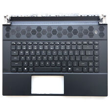 NEW For Alienware M16 R1 Laptop Palmrest W/ Backlit US Keyboard CGM3Y 0CGM3Y picture