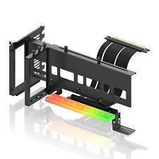 Vertical Pcie 4.0 Gpu Mount Bracket Graphic Card Holder With 5V 3 Pin Argb Led picture