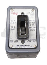 NEW ARROW HART 6808G SNAP SWITCH 30A 250-600V 2HP F-778 picture