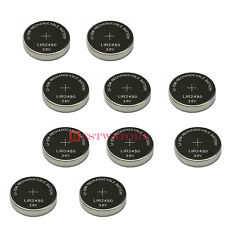 10 X NEW LIR2450 CR2450 2450 Rechargeable Li-ion 3.6V Battery Button/Coin  picture