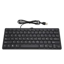 Ultra-thin Wired USB Mini Portable Spanish Keyboard For Desktop Computer 78 ADS picture