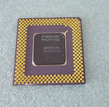 Intel Pentium 133MHz CPU Socket 577 A80502133 SY022, Vintage, Collectible, Gold picture