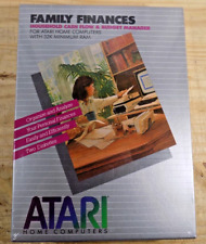 ATARI Home Computers FAMILY FINANCES  Software  **SEALED NEW** 1982 picture
